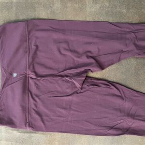 Athleta Maroon Elation 7/8 Tight